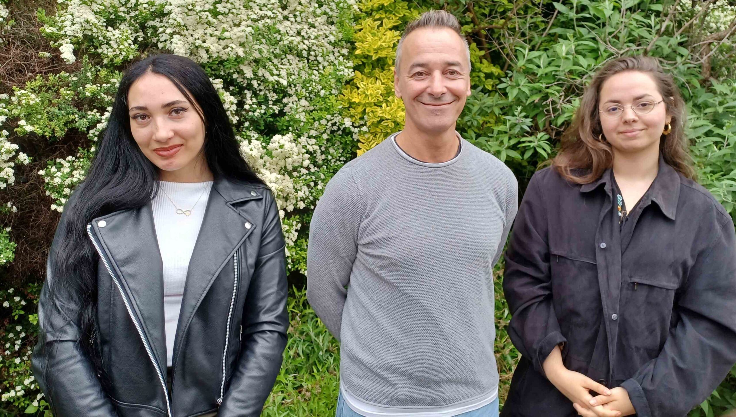 Gruppenfoto von Laura Lupse, Alexander Kubinyi, Iona Spataru
