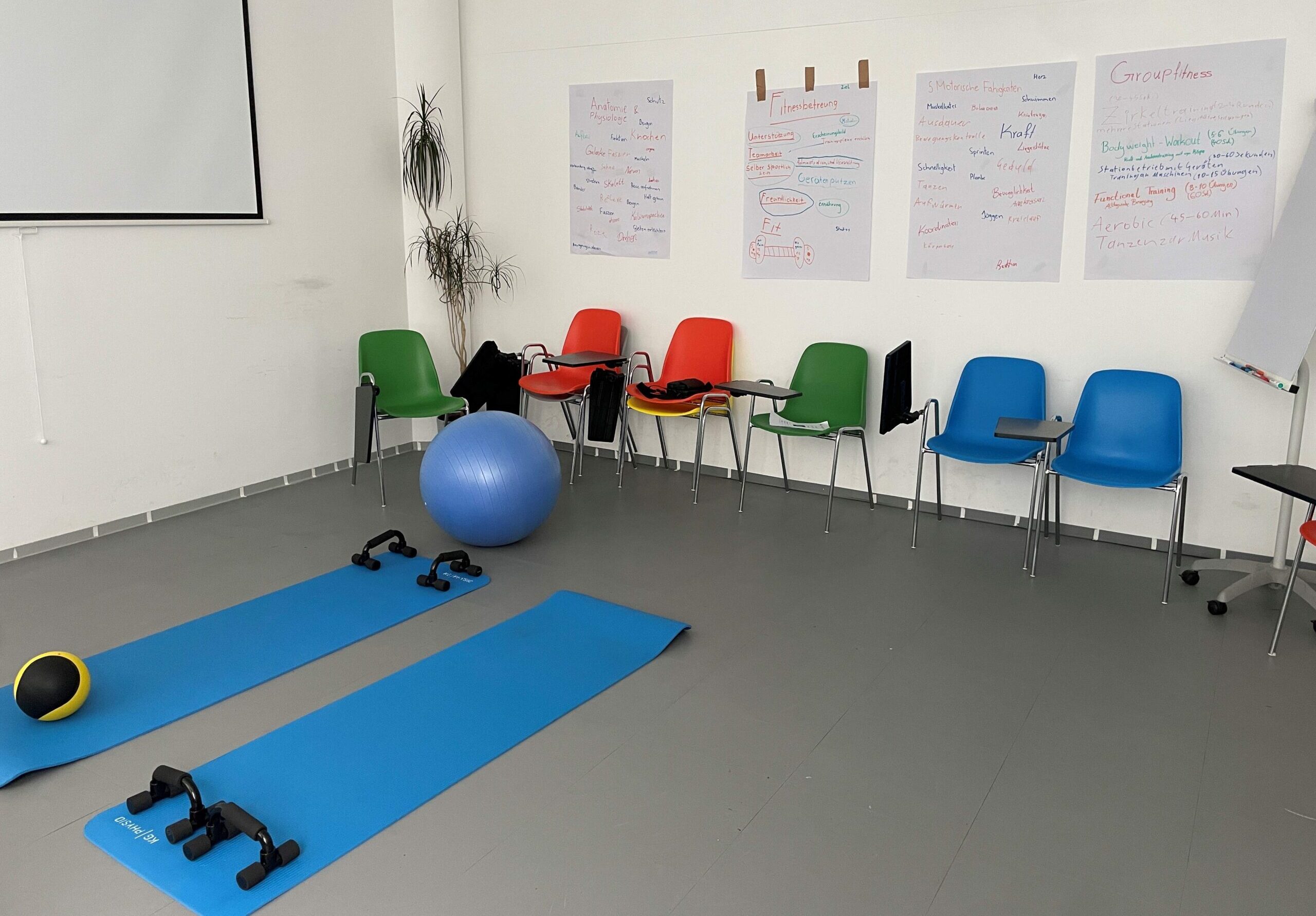 Raum der ÜBA Fitnessbetreuung