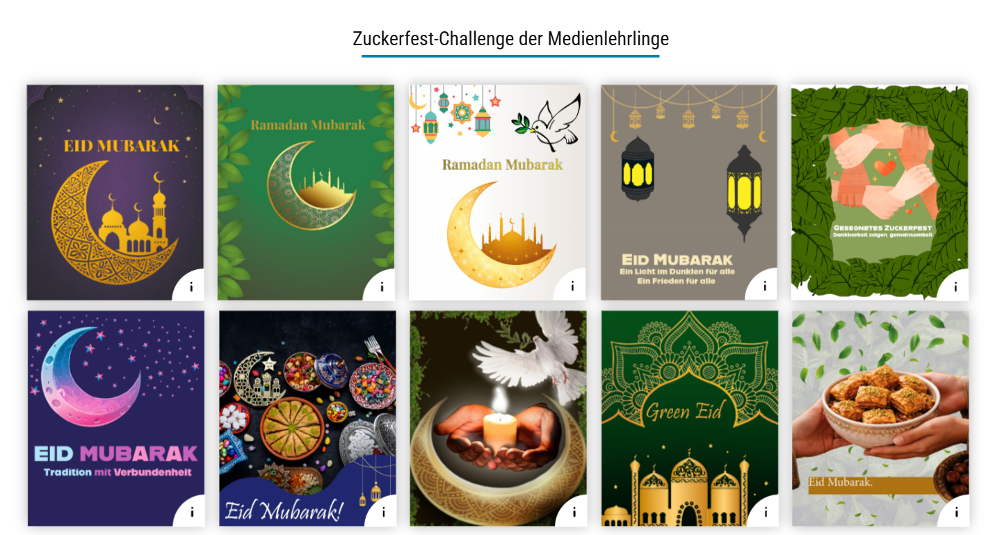 Screenshot der Zuckerfest-Galerie