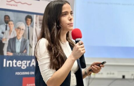 Integrage_irene_ipcenter Irene Castillo als Speakerin auf der IntegrAGE opening conference
