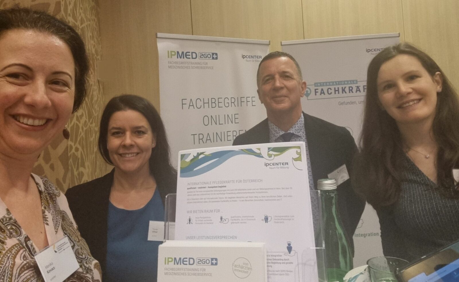 Monika Kovacs, Tünde Ofner, Simone Haiböck und Georg Richter auf dem ÖGWK