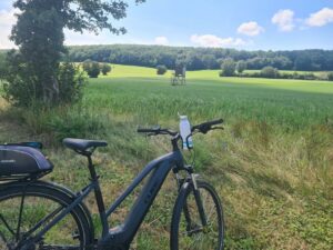 ip.trinkflasche auf einem Fahrrad