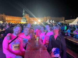 Mitarbeiter:innen nach dem Vienna Night Run