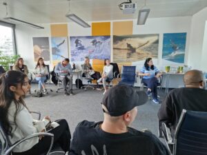 Gruppe in Besprechung