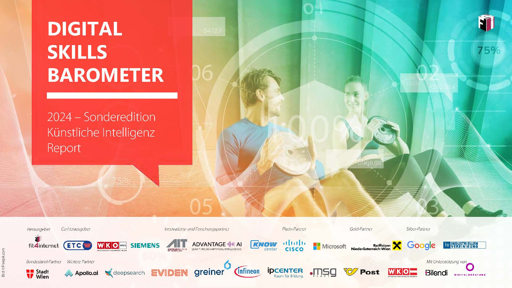 Titelbild des Digital Skills Barometer 2024