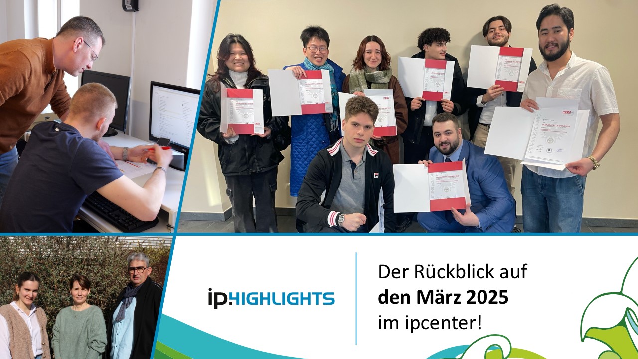 Der Rückblick auf den März 2025 im ipcenter.