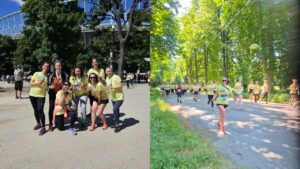 Frauenlauf Gruppenfoto und Einzelfoto von Judith