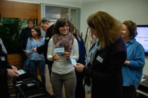 Monika Kovacs und Cornelia Kramsall bei den Erasmus Days