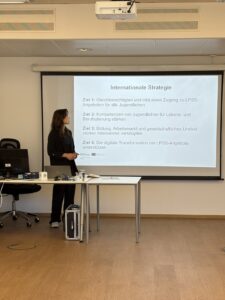 Nevena Milosevic beim dritten PATHS Steakholder Meeting