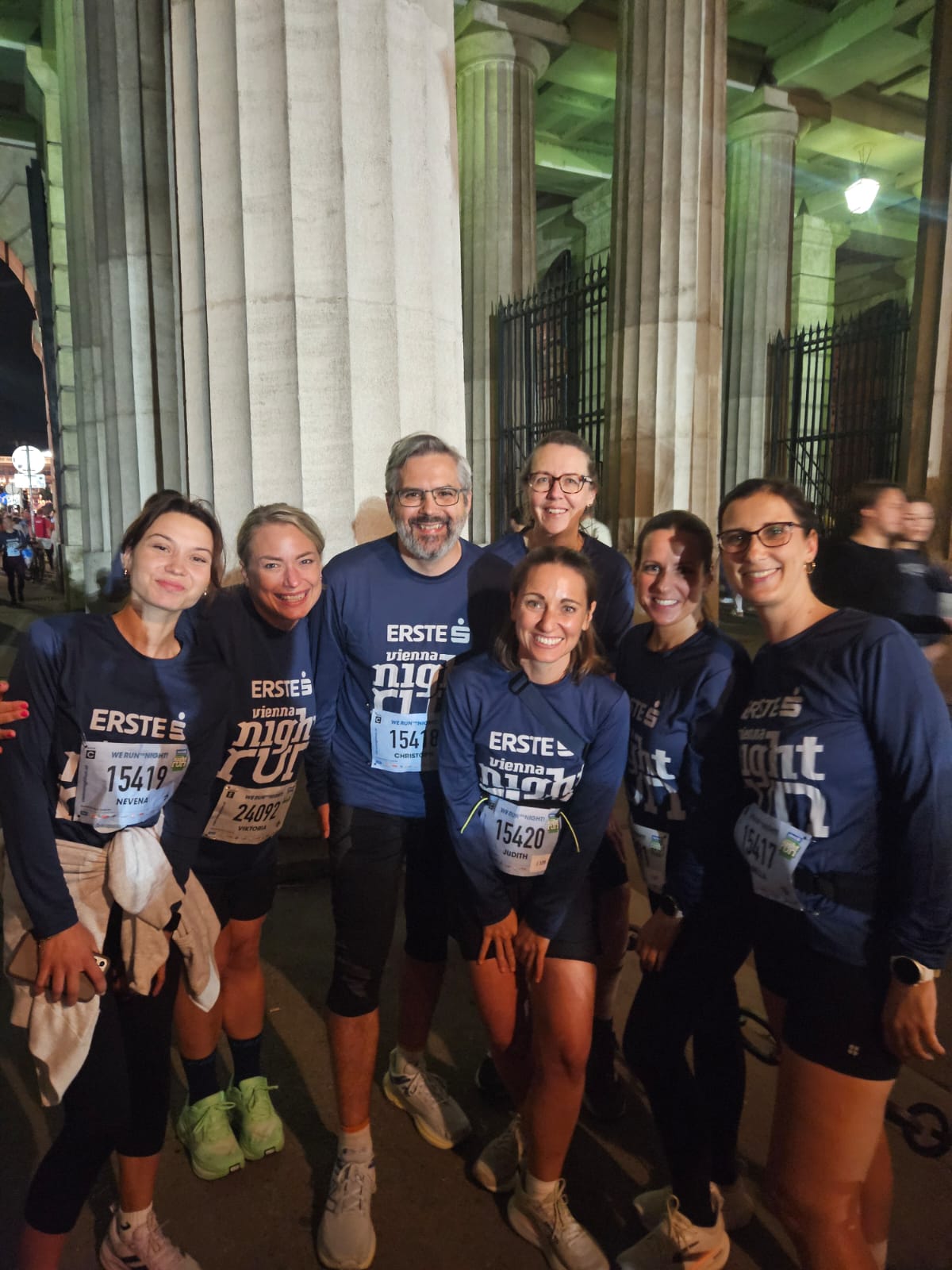 Team #ipcenter beim Vienna Night Run 2026