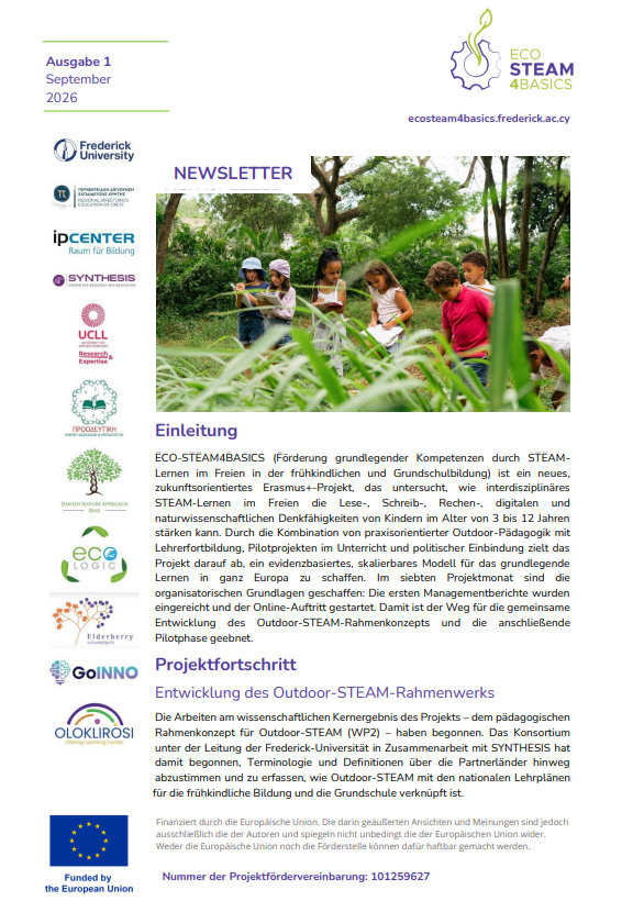 Beitragsfoto EcoSteam4Basics Newsletter - ipcenter